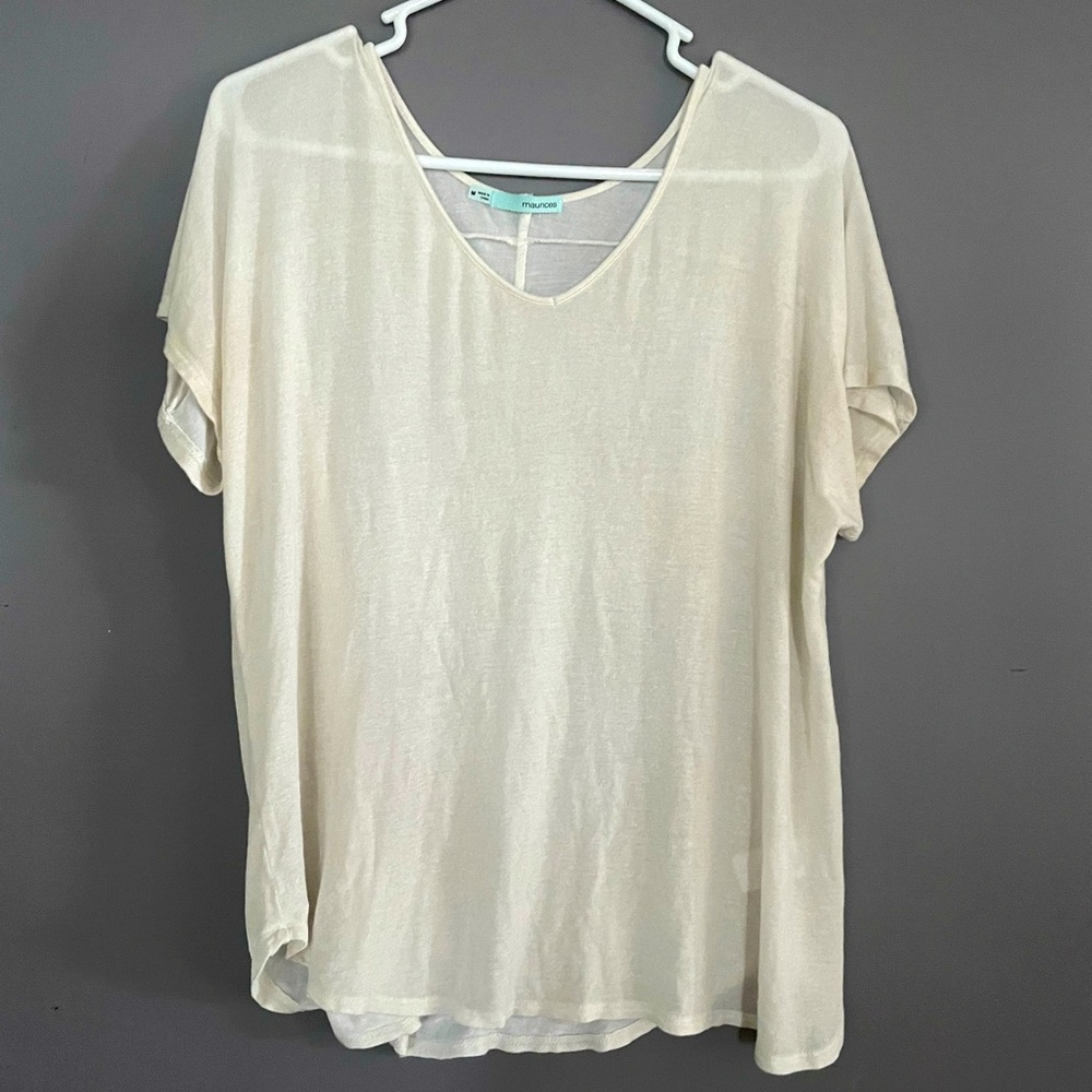Maurices White Short Sleeve Tee